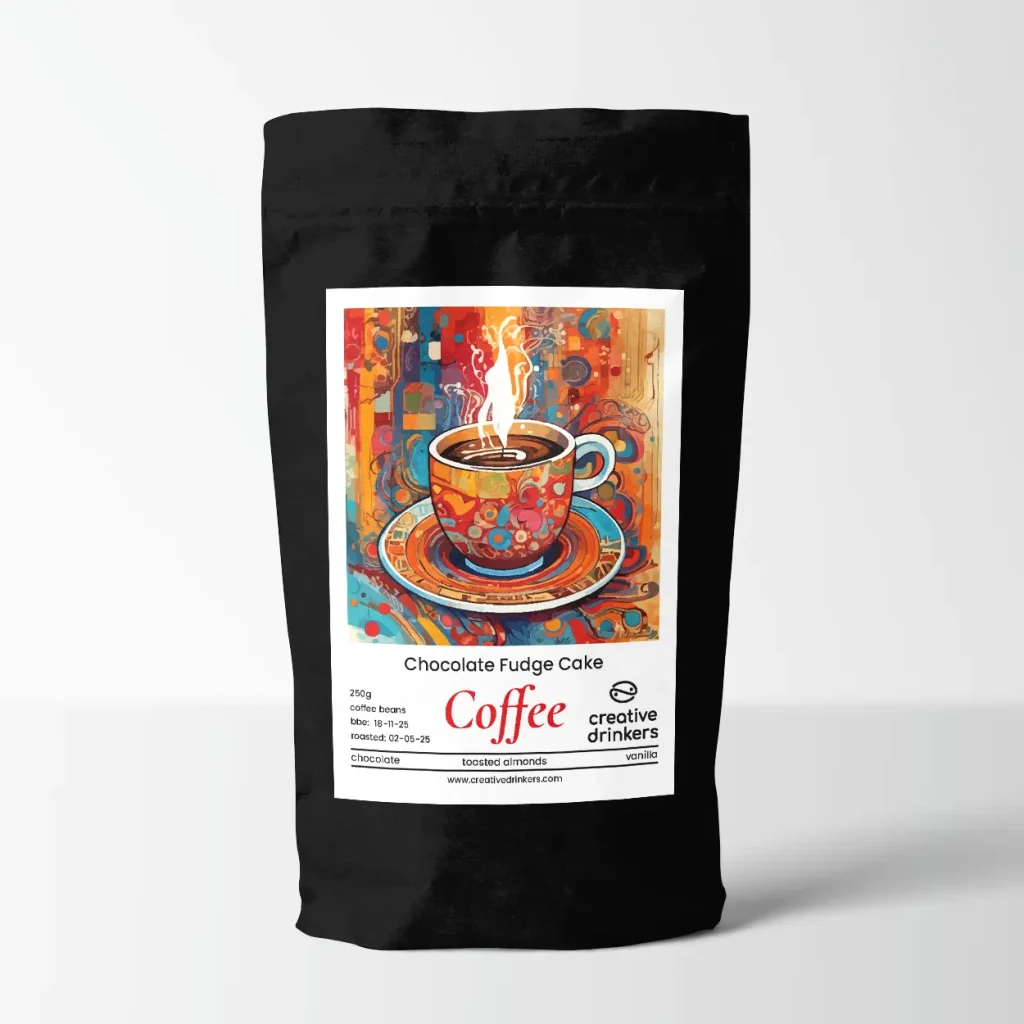 Chocolate Fudge Cake Coffee Beans