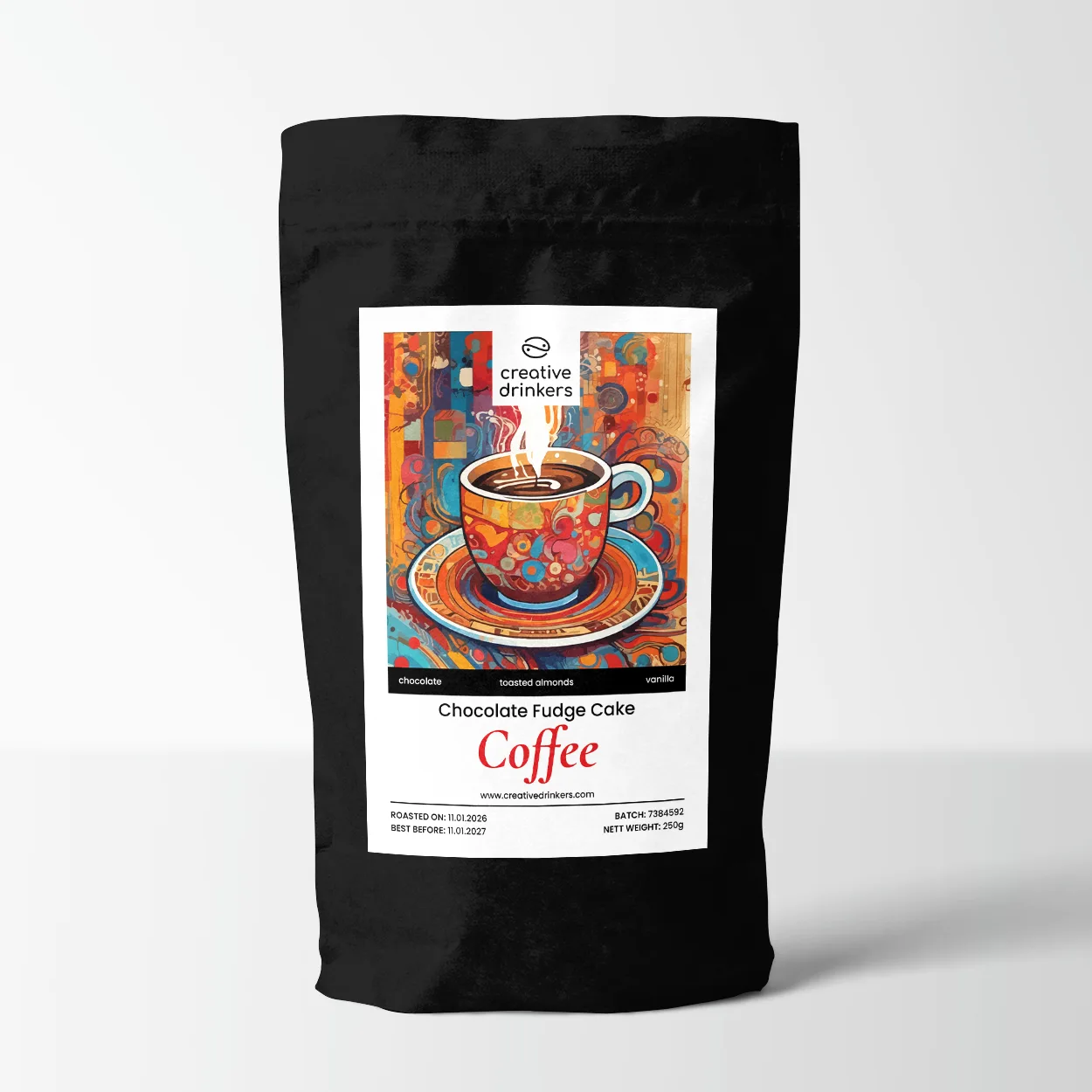 Chocolate Fudge Cake Coffee Beans